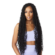 Load image into Gallery viewer, Sensationnel Lulutress Synthetic Pre-looped Crochet Braid - 3x Twisted Distressed Locs 26"