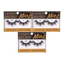 Load image into Gallery viewer, I-envy False Lashes, Mink 3d Lashes Value Pack-kmin03(3pack)