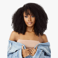 Load image into Gallery viewer, Sensationnel Curls Kinks & Co Textured Clip In Human Hair Blend Hair Extension 9pcs - Over Achiever 10 Inch