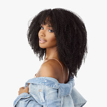 Load image into Gallery viewer, Sensationnel Curls Kinks & Co Textured Clip In Human Hair Blend Hair Extension 9pcs - Over Achiever 10 Inch