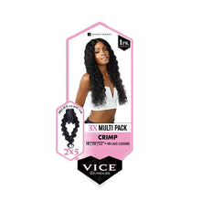 Load image into Gallery viewer, Sensationnel Vice Bundles 3x Multi Pack Weave + Hd Lace Closure - Crimp 14", 16", 18"