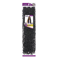 Load image into Gallery viewer, Sensationnel Lulutress Synthetic Pre-looped Crochet Braid - 3x Twisted Distressed Locs 26"