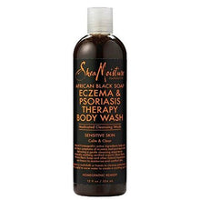 Load image into Gallery viewer, Shea Moisture African Black Soap Eczema Psoriasis Medicated Cleanser For Sensitive Skin 12 Oz
