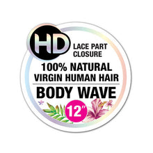 Load image into Gallery viewer, Shake-n-go Ibiza 100% Virgin Human Hair 2.25" X 4.5" Hd Lace Part Closure - Body Wave 12"