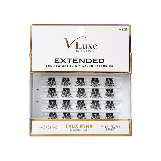 i-Envy V-luxe Extended Faux Mink Cluster Lashes product