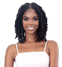 Load image into Gallery viewer, Freetress Equal Freedom Part Synthetic Braided Hd Lace Front Wig - Knotless Butterfly Loc