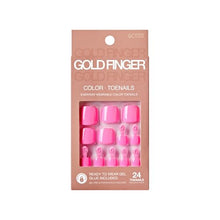 Load image into Gallery viewer, Goldfinger 24 Pcs Press On Toenails-gtw05(cool It)
