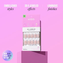 Load image into Gallery viewer, Kiss Glam, Press On Nails, Nail Glue Included-gj
