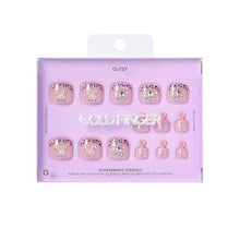 Load image into Gallery viewer, Glitzy 3d Handmade Press On Toenail Kit-gfht02
