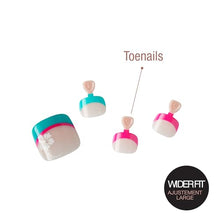 Load image into Gallery viewer, Goldfinger 24 Pcs Press On Toenails-gdtw09
