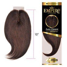 Load image into Gallery viewer, Sensationnel 100% Human Hair Empire 3-way Parting Lace Closure - Yaki 12&quot;
