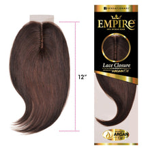 Load image into Gallery viewer, Sensationnel 100% Human Hair Empire 3-way Parting Lace Closure - Yaki 12"
