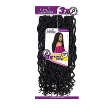 Load image into Gallery viewer, Sensationnel Lulutress Synthetic Crochet Braid - 3x Kinky Twist 18 Inch
