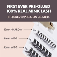 Load image into Gallery viewer, I•envy Press&amp;go 100% Real Mink Self-adhesive Eyelashes-mink01(volume)
