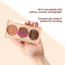 Load image into Gallery viewer, Kiss Ruby Kisses Contour Palette 3-in-1 Contour, Conceal-ctp01
