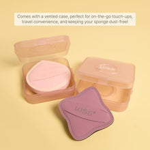Load image into Gallery viewer, Kiss New York 2 Pcs Fingerblend Cloud Makeup Sponge Set With Vented Case-puf10
