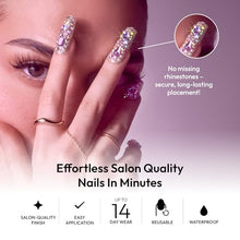 Load image into Gallery viewer, Glitzy 3d Handmade Press On Nail Kit-gfh33
