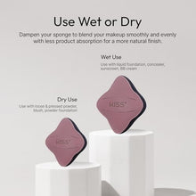 Load image into Gallery viewer, Kiss New York 2 Pcs Fingerblend Cloud Makeup Sponge Set With Vented Case-puf09
