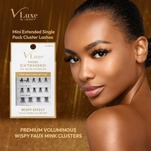 Load image into Gallery viewer, Vluxe Faux Mink Lash Cluster Mini Extended-vme
