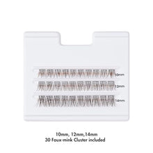 Load image into Gallery viewer, I-envy Color Couture Leopard 30 Faux Mink Lash Clusters-ic16(black Brown)
