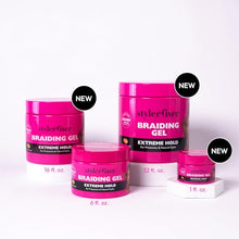 Load image into Gallery viewer, Red By Kiss Braiding Gel Extreme Hold Styler Fixer For Box Braids 1oz-sbe04
