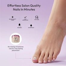 Load image into Gallery viewer, Glitzy 3d Handmade Press On Toenail Kit-gfht02
