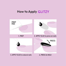 Load image into Gallery viewer, Glitzy 3d Handmade Press On Nail Kit-gfh33
