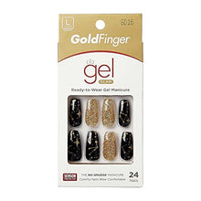 Load image into Gallery viewer, Gold Finger Gel Glam Design Nail Press On Nails-gd
