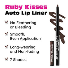 Load image into Gallery viewer, Kiss Ruby Kisses Auto Lip Liner Pencil-all16(dark Brown,3pack)
