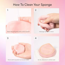 Load image into Gallery viewer, Kiss New York 2 Pcs Fingerblend Cloud Makeup Sponge Set With Vented Case-puf10
