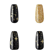 Load image into Gallery viewer, Gold Finger Gel Glam Design Nail Press On Nails-gd
