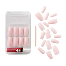 Load image into Gallery viewer, Gold Finger Full Cover Nails Gel Glam False Nails Long Length-gc11(pale Pink)
