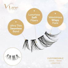 Load image into Gallery viewer, Vluxe Faux Mink Lash Cluster Mini Extended-vme
