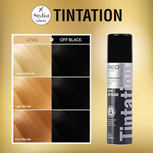 Load image into Gallery viewer, Red By Kiss Tintation Temporary Hair Color Spray-tcs16(off Black, 2.82 Oz)
