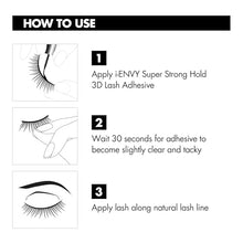 Load image into Gallery viewer, I-envy Super Strong Hold 3d Strip Lash Glue-kpeg14n(black)

