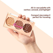 Load image into Gallery viewer, Kiss Ruby Kisses Contour Palette 3-in-1 Contour, Conceal-ctc02(tan To Dark)
