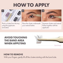 Load image into Gallery viewer, I•envy Press&amp;go 100% Real Mink Self-adhesive Eyelashes-mink01(volume)
