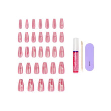 Load image into Gallery viewer, Kiss Glam, Press On Nails, Nail Glue Included-gs30(pink Sugar)
