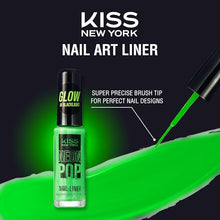 Load image into Gallery viewer, Kiss New York Nail Art Liner, Fast-drying, Slow Drip-nal12(neon Green)
