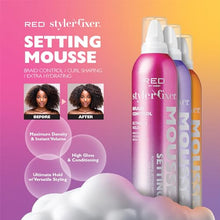 Load image into Gallery viewer, Red By Kiss Setting Mousse Braid Frizz Control-stm06(12 Oz, Extra Hydration)
