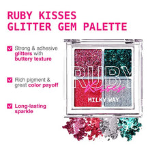Load image into Gallery viewer, Ruby Kisses Glitter Gem Palette, 4 Shades-ggp04(milky Way)
