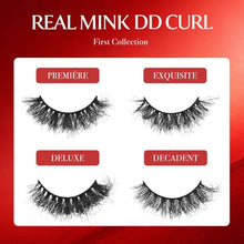 Load image into Gallery viewer, Kiss Vluxe Real Mink Dd Curl Eyelashes, 100% Real Mink-vdm04(decadent)
