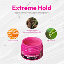 Load image into Gallery viewer, Red By Kiss Braiding Gel Extreme Hold Styler Fixer For Box Braids 1oz-sbe04
