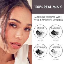 Load image into Gallery viewer, I•envy Press&amp;go 100% Real Mink Self-adhesive Eyelashes-min04(natural)
