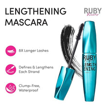Load image into Gallery viewer, Ruby Kisses Waterproof Lengthening Mascara- Rlw01(lengthening Waterproof)
