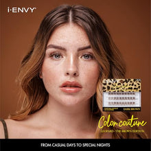 Load image into Gallery viewer, I-envy Color Couture Leopard 30 Faux Mink Lash Clusters-ic16(black Brown)
