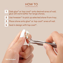 Load image into Gallery viewer, Gold Finger Multi-shape Glue On Nail Art Rhinestones-nar11(tiffany)
