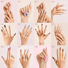 Load image into Gallery viewer, Gold Finger Gel Glam Design Nail Press On Nails-gd
