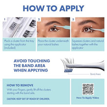 Load image into Gallery viewer, I-envy Press&amp;go Waterproof Self-adhesive Eyelashes-pw06(2x-volume)
