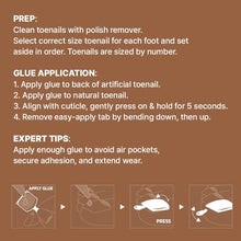 Load image into Gallery viewer, Goldfinger 24 Pcs Press On Toenails-gtw05(cool It)
